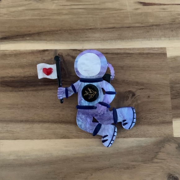 Erstwilder Jewelry - Erstwilder Major Tom Brooch space astronaut pin NWOT